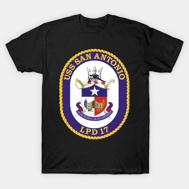 USS San Antonio (LPD 17) wo Txt T-Shirt by twix123844